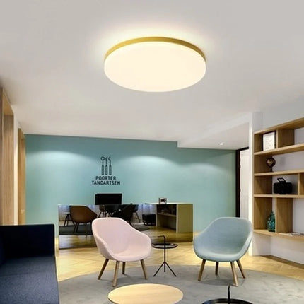 plafonnier led rond multicolore à intensité variable pour intérieur
