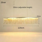 Argent L120cm / Feu tricolore