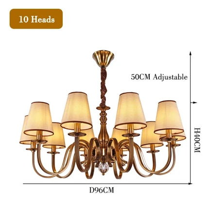 Lustre classique de luxe suspension pour éclairage plafond — LZ4X9J