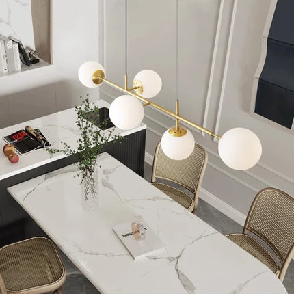 Lustre LED décoratif pour salle à manger, éclairage intérieur moderne — LZ4X9P2