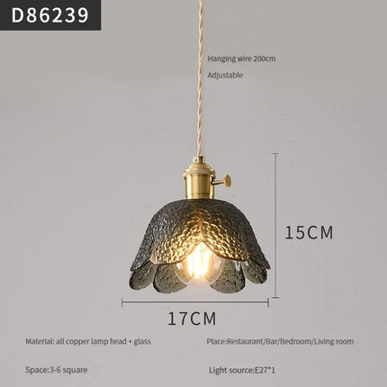 suspension moderne en laiton et verre pour intérieur