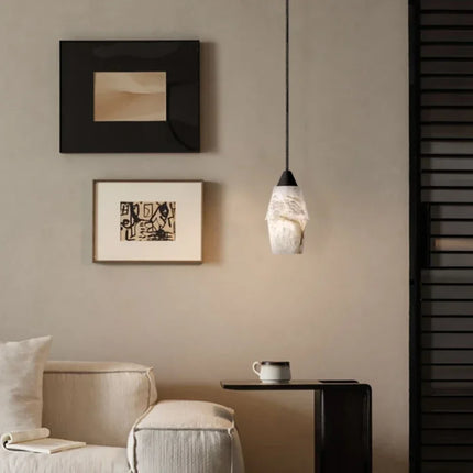 Lustre moderne en marbre pour décoration intérieure élégante — LZ4F7X2