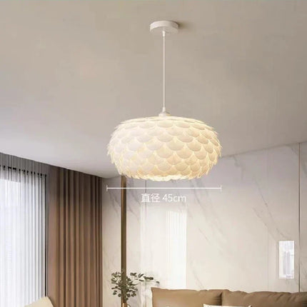 Lustre suspension lumière chaude design moderne pour chambre fille — LZ4X9P2
