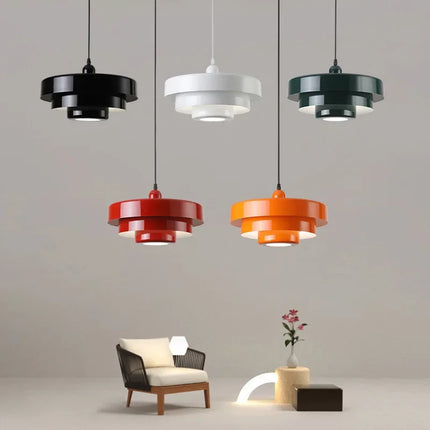 Suspension LED macaron en acier au carbone et aluminium — LZ4P9X