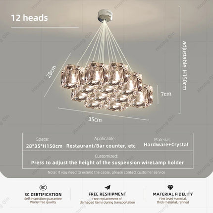 lustre led design pour éclairage intérieur moderne et élégant