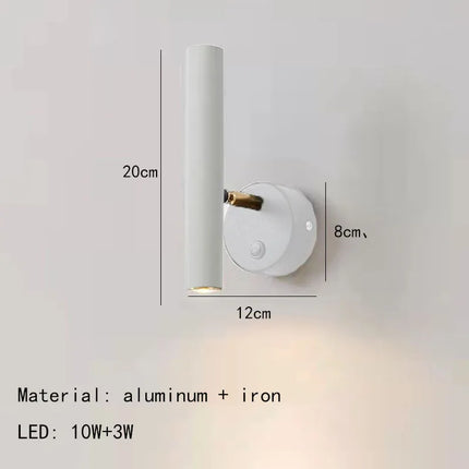 Applique murale LED rotative pour lecture et détente moderne — LZ4X9P2