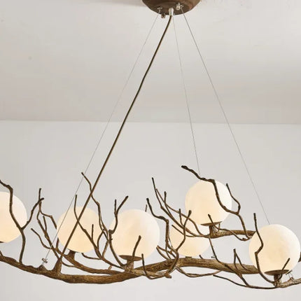 Lustre suspension style nordique rétro wabi-sabi pour restaurant et boutique — LZ4P9X