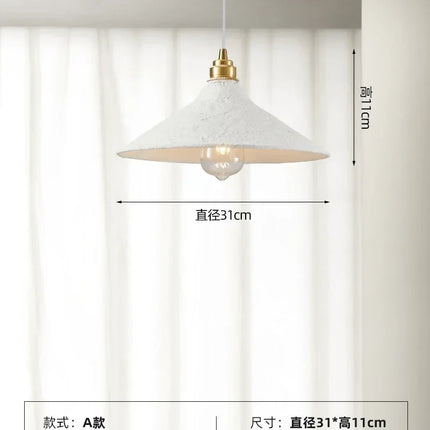 Suspension artisanale style wabi-sabi pour ambiance japonaise moderne — LZ7XQ2