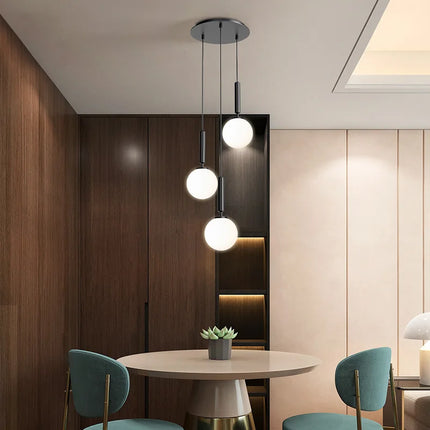 Lustre en verre moderne pour décoration intérieure élégante — LZ4X9M