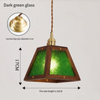 Verre vert foncé