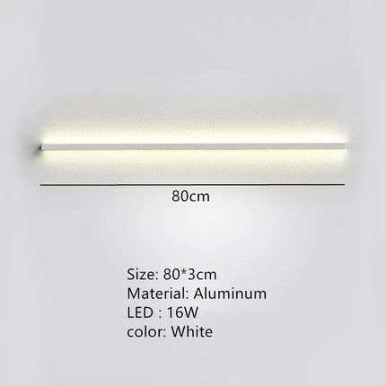 applique murale led cuboïde minimaliste en aluminium avec télécommande