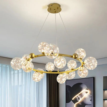 Lustre LED au design nordique pour décoration intérieure — LZ4X9M