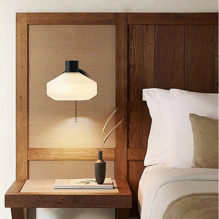 Applique murale nordique rétro en verre pour décoration lumineuse — LZ4X9J