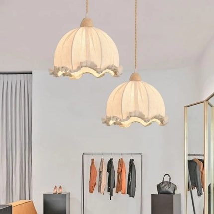 Lustre suspension nordique en coton et lin — LZ4X9P2