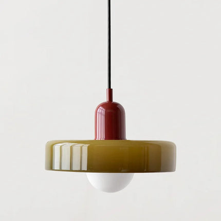 Lustre suspendu en verre coloré pour intérieur moderne — LZ5QW9
