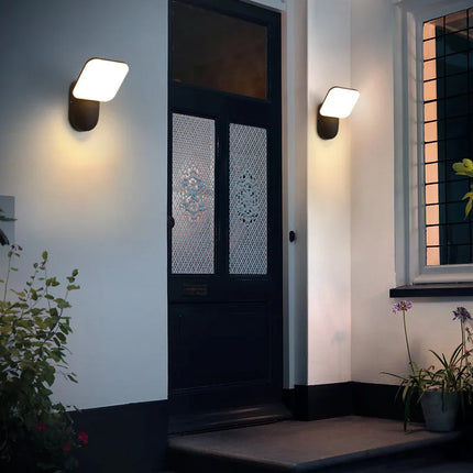 Applique murale LED extérieure moderne avec capteur étanche pour jardin — LZ4Q9T1