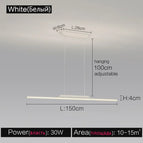White A 150cm / Cool White (6000k)