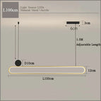 A-L100cm / RC à intensité variable