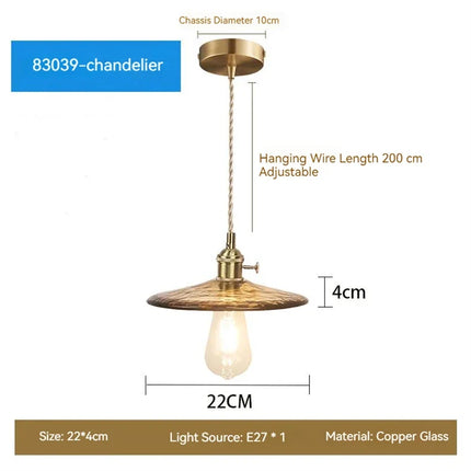 Suspension LED moderne en verre pour décoration intérieure — LZ4QJ7