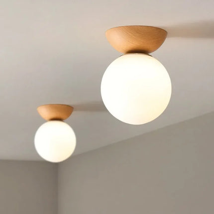 Plafonnier LED décoratif style japonais et design nordique — LZ4X9T2