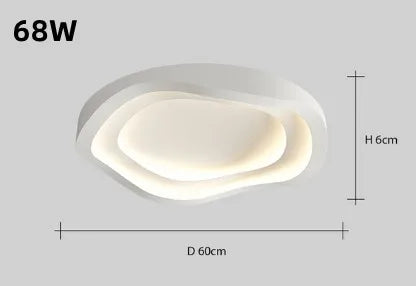 Plafonnier LED rond intelligent pour décoration intérieure élégante — LZ4X9T2