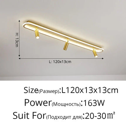 Spot LED intérieur pour lustre au design minimaliste moderne — LZ4X9P2