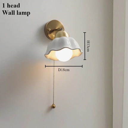 Lustre en céramique à motif floral pour intérieur contemporain — LZ4X9P2