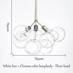 Chrome blanc 3 têtes / Blanc froid