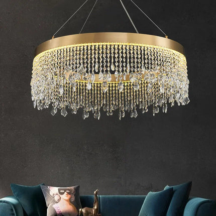 Plafonnier LED décoratif moderne en cristal pour intérieur — LZ4X9P