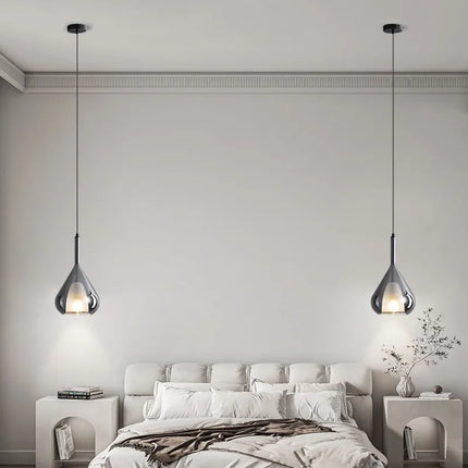 Lustre moderne minimaliste en verre de design italien — LZ4X9P2