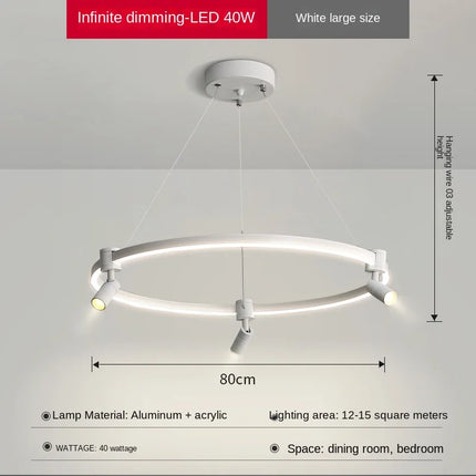 Lustre postmoderne créatif multi-angles pour boutique hôtel — LZ7XQ2
