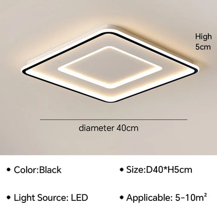 Plafonnier LED moderne pour une décoration intérieure lumineuse — LZ4X9P
