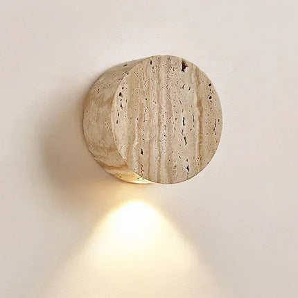 Applique murale japonaise Wabi Sabi en pierre naturelle pour intérieur moderne — LZ4X9T1