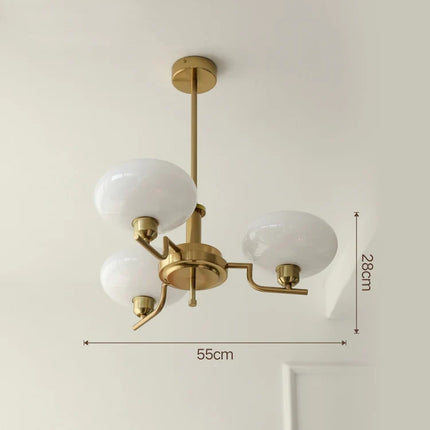 Lustre suspension en verre style Bauhaus pour décoration moderne — LZ4X9P
