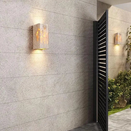 Applique murale LED en marbre style art déco pour éclairage intérieur — LZ4X9T2