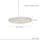 Suspension 75cm / Dimmable / Blanc