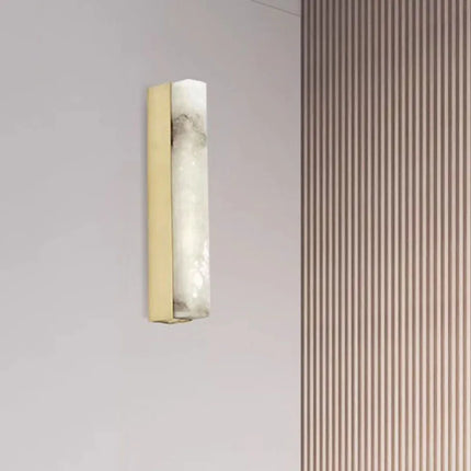 Applique murale longue en marbre style chinois — LZ4X9T2