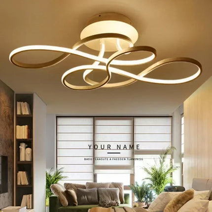 Plafonnier LED moderne pour décoration intérieure lumineuse et élégante — LZ4P9XJ2