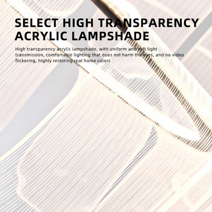 Suspension LED moderne en acrylique design créatif — LZ4X9P