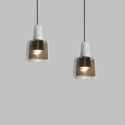 Lustre en marbre naturel style nordique pour bar et salon — LZ4X9T2