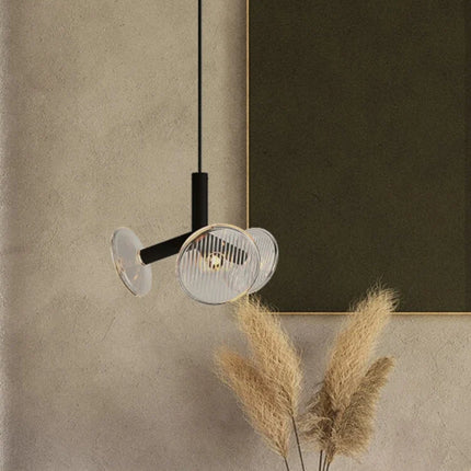 lustre créatif postmoderne en verre pour décoration intérieure