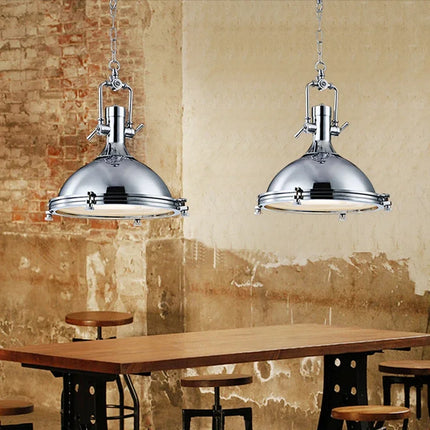 Suspension industrielle rétro en métal pour décoration intérieure — LZ4X9T