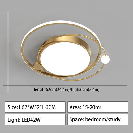 Lustre LED à intensité variable pour intérieur moderne — LZ4X9T