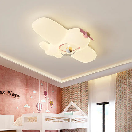 Plafonnier avion mignon pour chambre d’enfant au design minimaliste — LZ4X9Q2