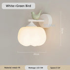 Oiseau vert blanc / Gradation RC / C.A. 220 V-240 V
