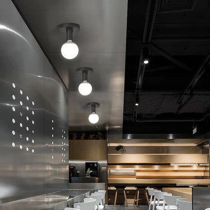 Plafonnier LED style industriel rétro pour décoration intérieure — LZ4X9J2