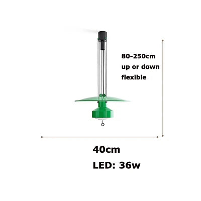 lustre italien flexible en aluminium avec led dimmable