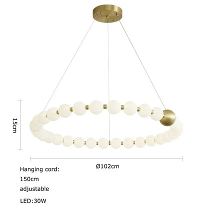 Lustre LED décoratif doré et argenté pour intérieur — LZ4X9P2