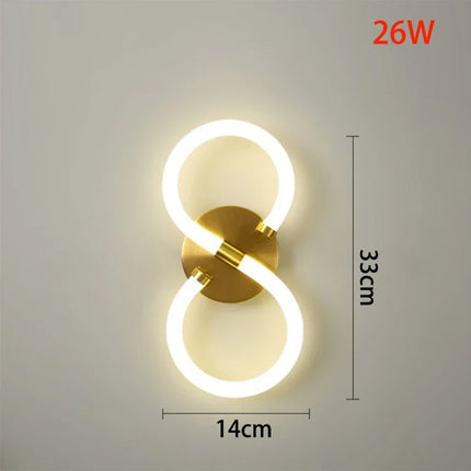 Applique murale LED en silice au design moderne pour intérieur — LZ4X9Q2