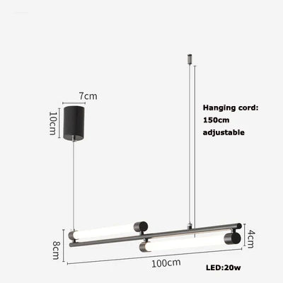 Lustre moderne en acrylique pour éclairage élégant — LZ4D9Q2